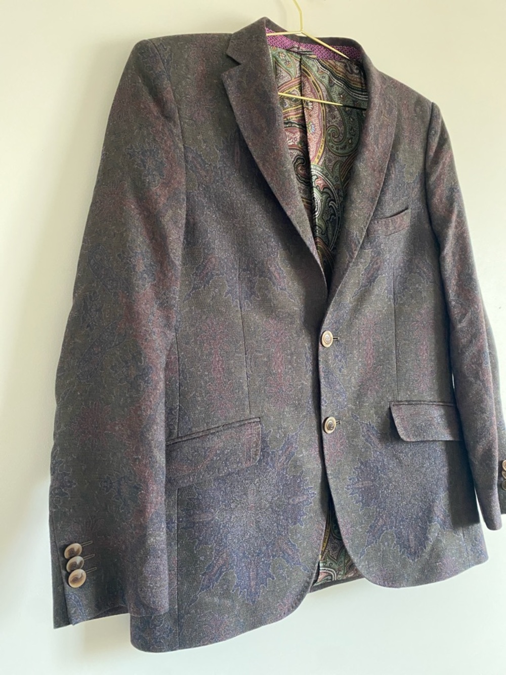ETRO Paisley Wool–Silk Blazer | Made in Italy - Picture 4 of 15